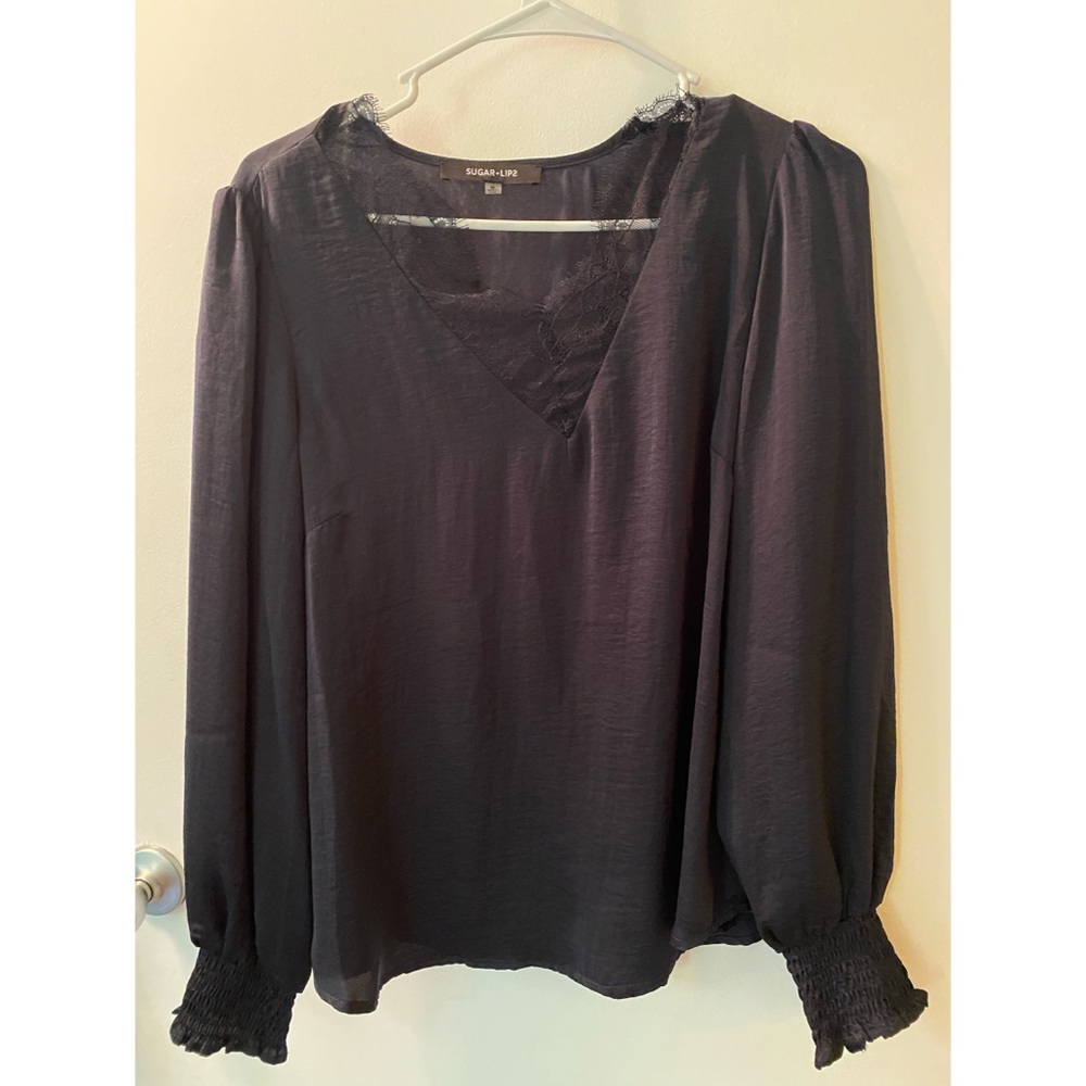 Lace Black Blouse